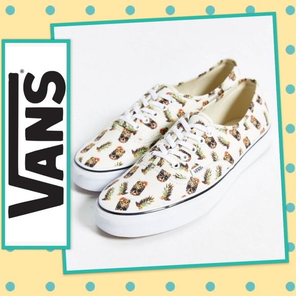 Vans Other - VANS -  🍍 🍍 🍍 Pineapple 💀 Skull Sneakers